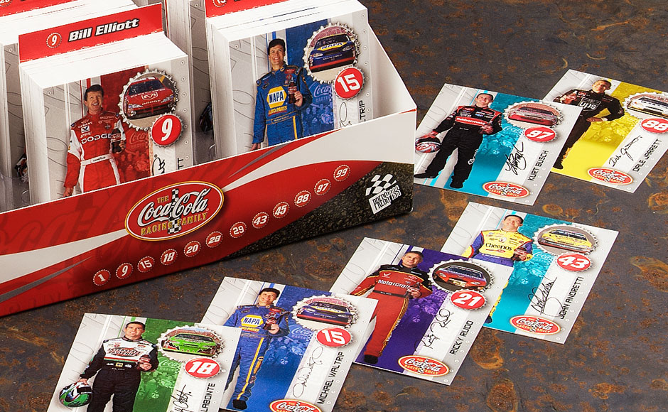 Coca-Cola Racing Team Trading Cards