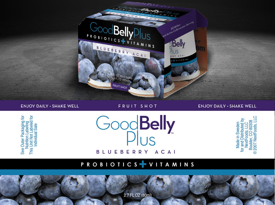 GoodBelly packaging design