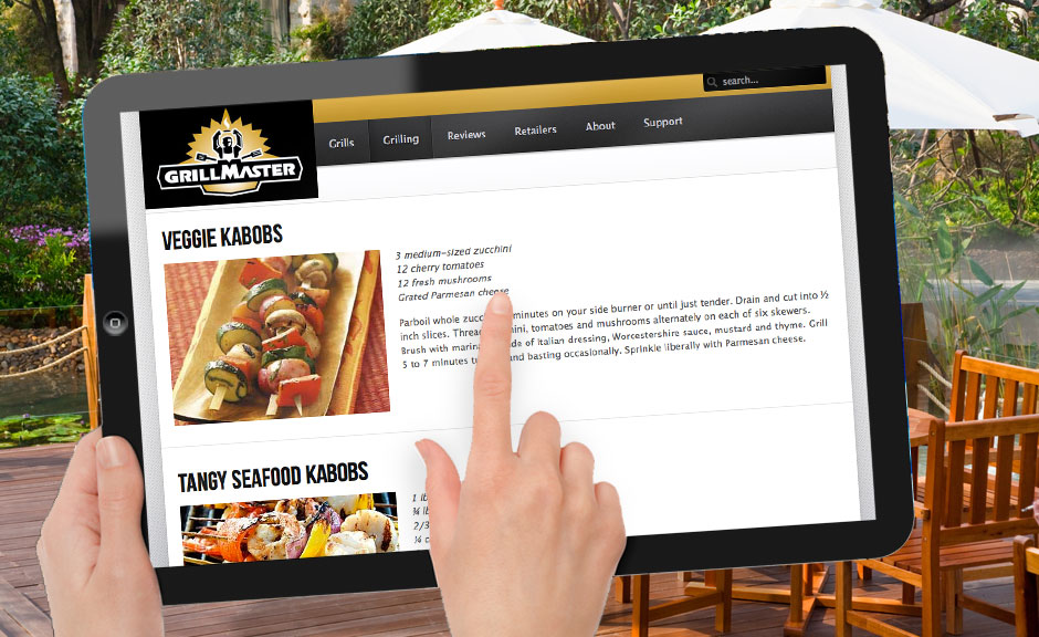 Grillmaster-website-design-recipes